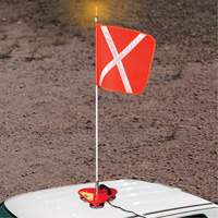 Safety Whip&reg; Flagstaff Mounting Base, Magnet Mount Les Fournitures Industrielles Méga