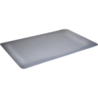 Tapis antimicrobiens WD Foodmaster, Lisse, 3' x 4' x 9/16", Gris, Mousse de vinyle Les Fournitures Industrielles Méga