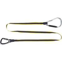 Heavy Duty Rail Tool Lanyard, Fixed Length, Dual Carabiner Les Fournitures Industrielles Méga