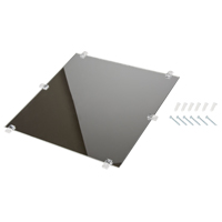 Flat Mirror, 18" H x 30" W, Unframed Les Fournitures Industrielles Méga