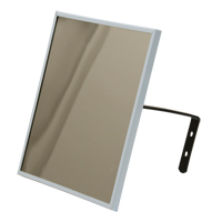 Flat Mirror, 18" H x 30" W, Framed Les Fournitures Industrielles Méga