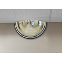 180° Dome Mirror, Half Dome, Closed Top, 18" Diameter Les Fournitures Industrielles Méga