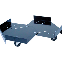 Socle roulant en acier universel, 26,5'' lo x 26,5'' la x 5'' h Les Fournitures Industrielles Méga
