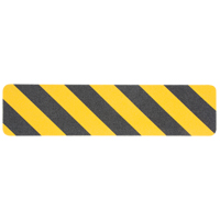 Premium Anti-Skid Tape, 6" x 24", Black & Yellow Les Fournitures Industrielles Méga
