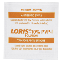 Traitement de pr&eacute;paration a&agrave; la povidone iod&eacute;e, Serviette, Antiseptique Les Fournitures Industrielles Méga