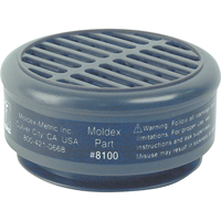 8000 Series Replacement Cartridges, Gas/Vapour Cartridge, Organic Vapour Les Fournitures Industrielles Méga