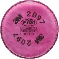 Pr&eacute;filtres pour respirateurs s&eacute;rie 2000, Filtre contre les particules, Vapeurs organiques/P100 Les Fournitures Industrielles Méga