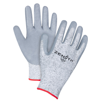 Gants &eacute;lastiques sans coutures r&eacute;sistants &agrave; la coupe, Taille Petit/7, Calibre 13, Rev&ecirc;tement Nitrile, Enveloppe en PEHP, ANSI/ISEA 105 niveau 2/EN 388 niveau 3 Les Fournitures Industrielles Méga