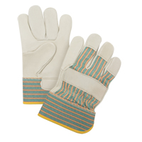 Gants pour ajusteur r&eacute;sistant &agrave; l'abrasion, Moyen, Paume en Cuir fleur de vache Les Fournitures Industrielles Méga