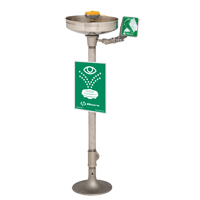 Axion&reg; Eye/Face Wash Station, Pedestal Installation, Stainless Steel Bowl Les Fournitures Industrielles Méga