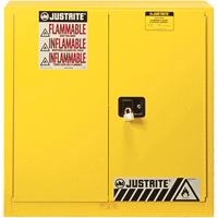 Armoire de s&eacute;curit&eacute; pour produits inflammables Ex Sure-Grip, 30 gal., 2 Porte(s), 36" La x 35" h x 24" p Les Fournitures Industrielles Méga