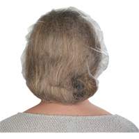 Bonnets bouffants non tiss&eacute;s, Polypropyl&egrave;ne, 21"/Grand, Blanc Les Fournitures Industrielles Méga