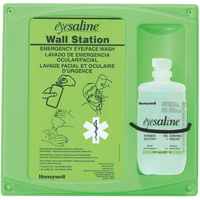 Saline Eyewash Wall Station, Single Les Fournitures Industrielles Méga