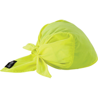 Chill-Its&reg; 6710CT Cooling Triangle Hats, High Visibility Lime-Yellow Les Fournitures Industrielles Méga