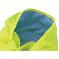 Chill-Its&reg; 6710CT Cooling Triangle Hats, High Visibility Lime-Yellow Les Fournitures Industrielles Méga