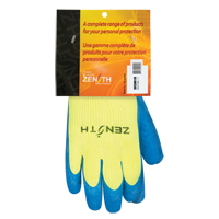 Gants haute visibilit&eacute; doubl&eacute;s d'acrylique de caoutchouc naturel, 2T-Grand, R&ecirc;vetement Latex de caoutchouc, Calibre 7, Enveloppe en Acrylique Les Fournitures Industrielles Méga