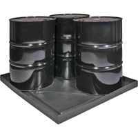 Coquilles de d&eacute;versements Econo Spill Shells , 51" lo x 47" la x 5" h, Cap. de d&eacute;versement 36 gal. US Les Fournitures Industrielles Méga