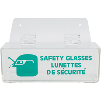 Distributeur de lunettes de s&eacute;curit&eacute; avec couvercle Les Fournitures Industrielles Méga