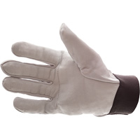 Gants antivibrations Air Glove, Taille Moyen, Paume Cuir perl&eacute; Les Fournitures Industrielles Méga