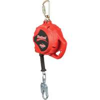 Rebel Self Retracting Lifeline, 33', Galvanized Steel, Swivel Les Fournitures Industrielles Méga