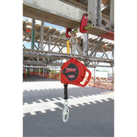 Rebel Self Retracting Lifeline, 33', Galvanized Steel, Swivel Les Fournitures Industrielles Méga