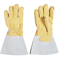 Welding Gloves, Grain Cowhide, Size Small Les Fournitures Industrielles Méga
