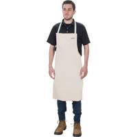 Apron, Cotton, 36" L x 29" W, Natural Les Fournitures Industrielles Méga