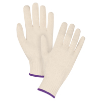 Gants en tricot d'usage standard, Poly/coton, Calibre 7, T-petit Les Fournitures Industrielles Méga