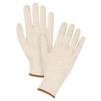 Gants en tricot d'usage standard, Poly/coton, Calibre 7, Grand Les Fournitures Industrielles Méga