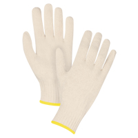 Gants en tricot d'usage standard, Poly/coton, Calibre 7, 2T-Grand Les Fournitures Industrielles Méga