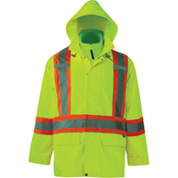 Journeyman 3-in-1 Safety Jackets, Polyester, High Visibility Lime-Yellow, Small Les Fournitures Industrielles Méga