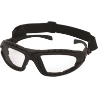Dustdevil Black Frame Safety Glasses, Clear Lens, Anti-Fog/Anti-Scratch, ANSI Z87+/Meets/Exceeds CSA Z94.3 Les Fournitures Industrielles Méga