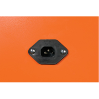 Armoires de rangement pour pr&eacute;paration aux situations d'urgence, Acier, 4 Tablettes, 65" h x 43" la x 18" P, Orange Les Fournitures Industrielles Méga