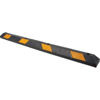 Butoir pour espace de stationnement, Caoutchouc, 6' l, Noir/Jaune Les Fournitures Industrielles Méga
