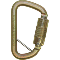 Rollgliss Technical Rescue Offset D Fall Arrest Carabiner, Steel, 3600 lbs Capacity Les Fournitures Industrielles Méga