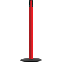Syst&egrave;me Advance TensaBarrier - Poteau r&eacute;cepteur, Hauteur de 36", Rouge Les Fournitures Industrielles Méga