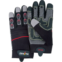 Gants pour m&eacute;canicien ZM400 de premi&egrave;re qualit&eacute;, Paume Synth&eacute;tique, Taille Moyen Les Fournitures Industrielles Méga