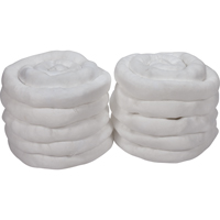 Remblais tubulaire absorbant, Huile seulement, Absorption 45 gal., 3" la x 10' lo, Pqt de 10 Les Fournitures Industrielles Méga