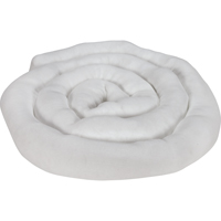 Remblais tubulaire absorbant, Huile seulement, Absorption 45 gal., 3" la x 10' lo, Pqt de 10 Les Fournitures Industrielles Méga