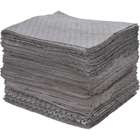 Premium Bonded Sorbent Pads, Universal, 15" x 17", 30 gal. Absorbancy Les Fournitures Industrielles Méga