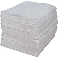 Premium Bonded Sorbent Pads, Oil Only, 15" x 17", 30 gal. Absorbancy Les Fournitures Industrielles Méga