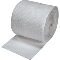 Feuilles absorbantes en fibres fines de premi&egrave;re qualit&eacute;, Poids moyen, 150' lo x 15" la, Absorption 20 gal. Les Fournitures Industrielles Méga