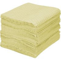 Premium Fine Fiber Sorbent Pads, Hazmat, 15" x 17", 30 gal. Absorbancy Les Fournitures Industrielles Méga