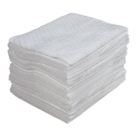 Premium Laminated (SMS) Sorbent Pads, Oil Only, 15" x 17", 30 gal. Absorbancy Les Fournitures Industrielles Méga