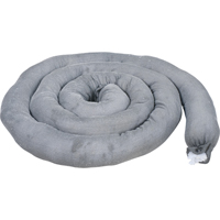Remblais tubulaires absorbants, Universel, Absorption 40 gal., 3" la x 10' lo, Pqt de 10 Les Fournitures Industrielles Méga
