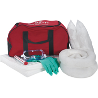 Trousse de lutte contre les d&eacute;versements de premi&egrave;re qualit&eacute; pour v&eacute;hicules, Huile seulement, Sac, Absorbance de 10 gal. US Les Fournitures Industrielles Méga