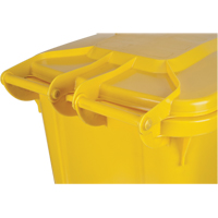 Contenant jaune mobile, Polyur&eacute;thane, 63 gallons/63 gal. US Les Fournitures Industrielles Méga