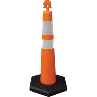 Channelizer Cone, 42" High, Orange Les Fournitures Industrielles Méga