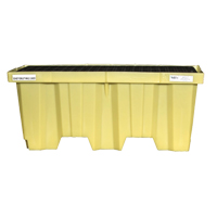 Palettes Poly-Spillpallet emboîtables sans drain pour 2 barils, Capacit&eacute; de d&eacute;versement 66 gal. US, 51" x 26" x 21" Les Fournitures Industrielles Méga