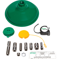 Axion Advantage&reg; Shower & Eye/Face Wash Upgrade Kit with Green ABS Plastic Eye/Face Wash Head & Showerhead Les Fournitures Industrielles Méga